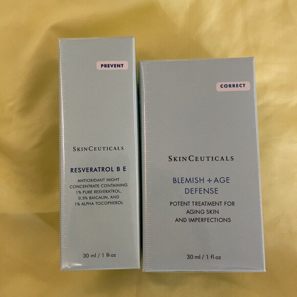 Other - SkinCeuticals Duo – Resveratrol B E + Blemish + Age Defense (30ml each) ✨🧴